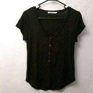 Women Black Top T by Alexander Wang